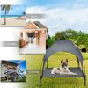 35.5" x 32" Dog Cot with UV Protection Canopy Shade