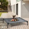 35.5" x 32" Dog Cot with UV Protection Canopy Shade