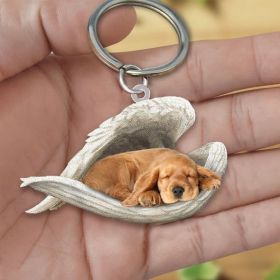 Creative Fashion Cute Dog-shaped Acrylic Keychain (Specification: Single Sided Printing, Color: 32Style)